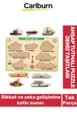 Özel Üretim Eğitici Öğretici Zeka Geliştirici Çocuk Ebeveyn Deniz Taşıtları Ahşap Tutmalı Puzzle - 1