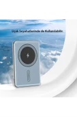Earldom PD12 5.000 mAh 15W Kablosuz Şarjlı Pd Hızlı Şarj Magsafe Premium Powerbank - 5