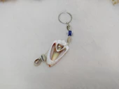 Anahtarlık Deniz Kabuğu Nazar Boncuklu Anahtarlık Çanta Süsü - 3