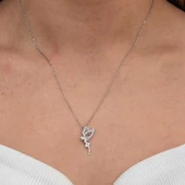 Gümüş Peri Kızı Kadın Kolye thumbnail 2