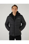 Skechers S242095-001 M Outerwear Polar Lining Padded Erkek Spor Mont - 1
