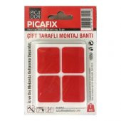Picador Silikon Çift Taraflı 12 Li Kare Montaj Bandı - 1