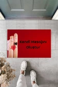 Dijital Baskı Kişiye Özel İç Kapı Dekorasyon Paspas  PS11211 - 1