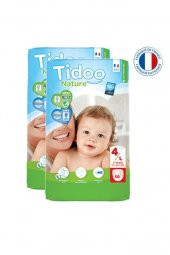 Tidoo Hipoalerjenik Ekolojik Bebek Bezi Jumbo 4 Beden 7-18 Kg 100 Adet - 1