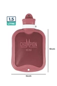 Champion Kauçuk Termofor Mini Sıcak Su Torbası, Kokusuz Sıcak Su Torbası  Pembe 1,5 L - 6