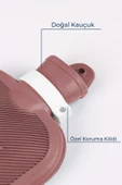 Champion Kauçuk Termofor Mini Sıcak Su Torbası, Kokusuz Sıcak Su Torbası  Pembe 1,5 L - 3