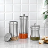 Schafer Retro 3 Boy Kavanoz Seti-Inox - 2