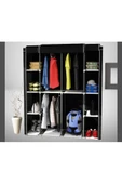 ilhanhome Lüks Plastik Bez Dolap Kumaş Gardırop Öğrenci Dolabı Yatak Odası Dolabı - 1