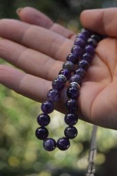 STONEAGE Ametist Doğal Taş Pozitif Enerji Tesbih - 2