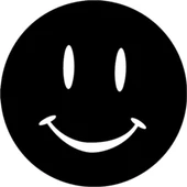 Gülen Emoji Sticker 20 x 20 cm - 1