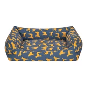 Pet Comfort Uniform Lacivert-Sarı Köpek Yatağı M 70x60cm thumbnail 1