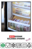 Mikrodalga Ve Difrizde Kullanılabilen Saklama Kabı Seti 4 Lu Beyaz  S-412 - 3