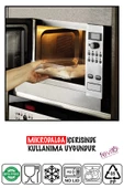 Mikrodalga Ve Difrizde Kullanılabilen Saklama Kabı Seti 4 Lu Beyaz  S-412 - 2