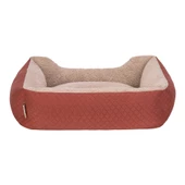 Pet Comfort Bravo Duo  Kedi ve Köpek Yatağı Tarçın/Bej S 55x45cm thumbnail 3