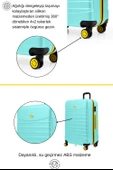 Kabin Boy Valiz 4x2 Teker Su Yeşili 1168 thumbnail 4