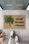 Dijital Baskı Kişiye Özel İç Kapı Dekorasyon Paspas  PS11223 - 3
