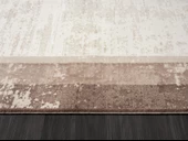 Dark Dk002a Bej Halı Kahverengi Kenar Çerçeveli Akrilik Tozuaz Modern Salon Halısı Yatak Odası 156 X 230 A.KAHVE-K.KAHVE thumbnail 4