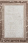 Dark Dk002a Bej Halı Kahverengi Kenar Çerçeveli Akrilik Tozuaz Modern Salon Halısı Yatak Odası 156 X 230 A.KAHVE-K.KAHVE thumbnail 1