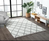 Loop Lp002a Gri Halı Dekoratif Sisal Bukle Tozsuz Antialerjik Salon Halısı Yatak Odası Iskandinav 160 X 230 GRI thumbnail 3