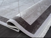 Trend 4103 Akrilik Pamuk Yumuşak Modern Mutfak Yatak Odası Salon Oturma Halısı 190 X 290 A.GRI-K.GRI thumbnail 4