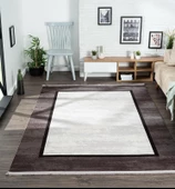 Trend 4101 Gri Akrilik Pamuk Yumuşak Modern Mutfak Yatak Odası Salon Oturma Odası Halısı 95 X 300 GRI-K.GRI thumbnail 3