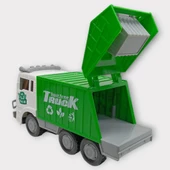 İş Makinaları Işıklı Sesli Çarp Dön 30cm - Çöp Kamyonu - 3