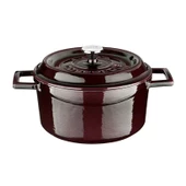 Lava Trendy Premium Serisi Demir Döküm Derin Tencere 20 Cm Majolika Mor thumbnail 1