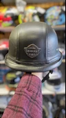 Sway Nazi Model Uv 400 Korumalı Deri Miğfer Yarım Motosiklet Kaskı S Beden - 1
