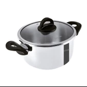 Emsan Vera 4+6Lt Siyah Düdüklü Tencere - 4