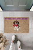 Dijital Baskı Kişiye Özel İç Kapı Dekorasyon Paspas  PS11229 - 1