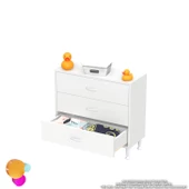 Modilayn SÖKE 3'lü Çekmece Banyo Dolabı 80x75x32,5 cm’ lik Çok Yönlü Çekmecelerle Daha Düzenli thumbnail 6