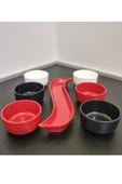 7 Parça Kahvaltı Seti Sosluk İftariyelik Çerezlik Kırılmaz Melamin Çap 7 cm - 2