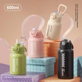 Shotay Chees Çelik Termos Matara 600Ml Pembe - 6