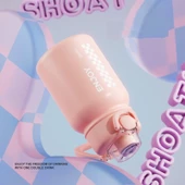 Shotay Chees Çelik Termos Matara 600Ml Pembe - 9