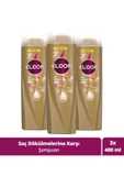 Elidor Superblend Saç Dökülmelerine Karşı Bakım Şampuanı 3 x 400 ML - 1