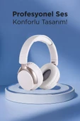 Torima HD-30 Bej Kulak Üstü Kablosuz 5.3 ANC Bluetooth Kulaklık - 2