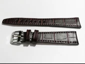 Fado&Her Saate Uyumlu Acı Kahverengi Hakiki  Deri Saat Kordonu 18  mm  (103 ) thumbnail 2