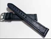 Fado&Her Saate Uyumlu  Lazivert   Hakiki  Deri Saat Kordonu 18  mm  (104 ) thumbnail 1