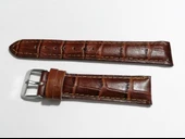 Fado&Her Saate Uyumlu Hakiki Kahverengi  Deri Saat Kordonu 18  mm  (102 ) thumbnail 2