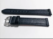 Fado&Her Saate Uyumlu  Lazivert   Hakiki  Deri Saat Kordonu 18  mm  (104 ) thumbnail 2