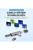 Qozie 3in1 USB 3.0 Alüminyum Yüksek Hızlı USB Çoklayıcı - 4