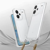 Xiaomi Redmi Note 13 Pro Plus 5G Kılıf Darbelere Karşı Dayanıklı Takılabilir Askı Aparatlı Snap Kapak - 2