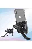 outfire Alüminyum Alaşımlı 360 Dönüş Ayarlanabilir Motosiklet- Bisiklet Telefon Tutucu - 3