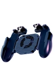 Qozie Cep Telefonu Oyun Konsolu Soğutma Fanlı Standlı Pubg Ateş Tetik Gamepad Joystick - 1