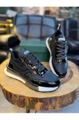 LUİZ PAULO 1091 SİYAH HKİKİ DERİ ERKEK SNEAKERS - 1