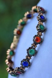 STONEAGE Black Diamond Safir Yakut Zümrüt Bileklik - 2