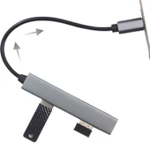Anunnaki type-c To Usb Hub 4 Port Çoklayıcı Macbook Ile Uyumlu Çoğaltıcı Type C To Usb Converter Hub thumbnail 5