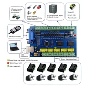 AN55890 Mach3 USB Motion CNC Kontrol Kartı STB5100 Interface Board 5 Axis DC 12-24V CNC Step Motor Sürücü Kartı - 4