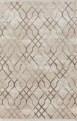 Tokyo 1754 Bej Halı Kahverengi Detaylı Geometrik Desen Modern Akrilik Halı Kaymaz Taban Tozuaz Özel Ölçü BEJ-KAHVE - 1