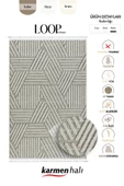 Loop Lp006a Bej Halı Dekoratif Sisal Bukle Tozsuz Antialerjik Modern Salon Halısı Yatak Odası Halısı Özel Ölçü BEJ - 6